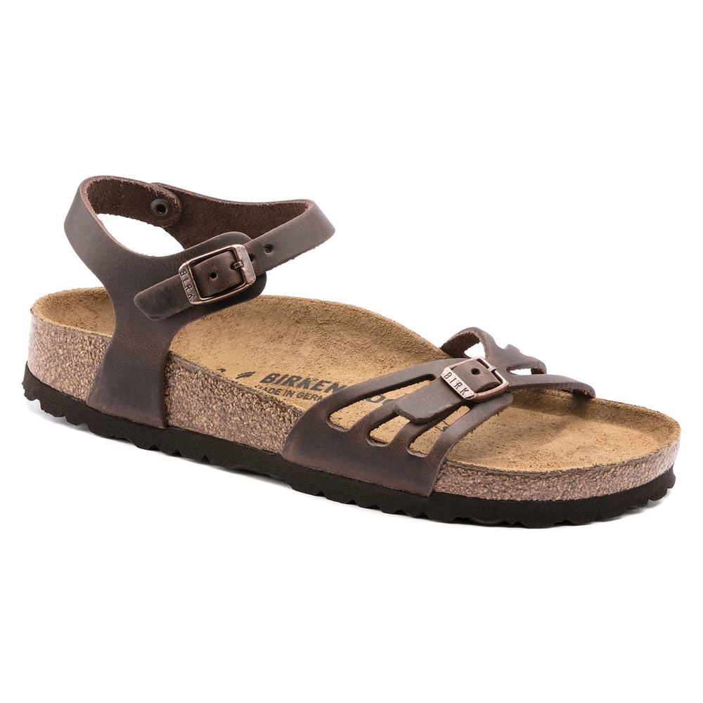 Birkenstock Bali Oiled Leather Habana Sandals